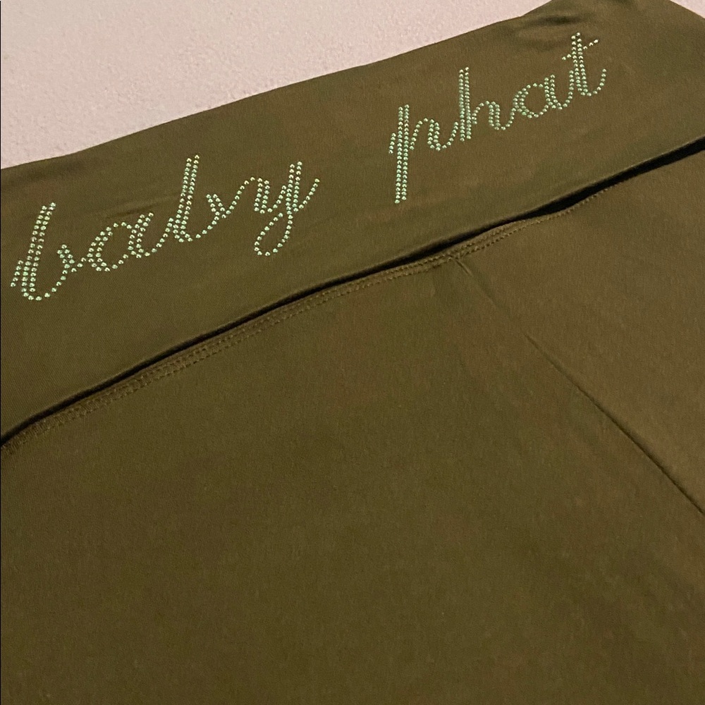 Baby Phat Fold-Over Rhinestone y2k style Shorts